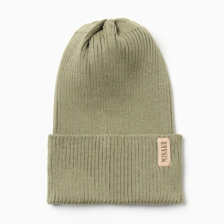 Women's hat Minaku, rr 52-56, khaki color
