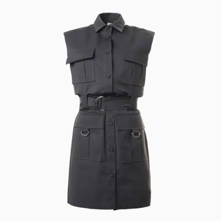 Women's dress Minaku: Safari mini color graphite, river 44-4