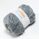 Yarn 60% acrylic, 30% cashmere, 10% silk "spring" 50 g 80 m color 16V gray