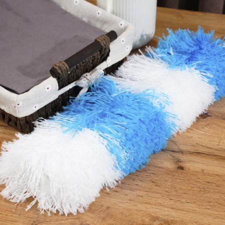 Brush for removing dust of the valve "Sky", 2 colors, microfiber, 61 cm-4