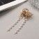 Hair crab "Milada" beads, 2.5 cm, gold
