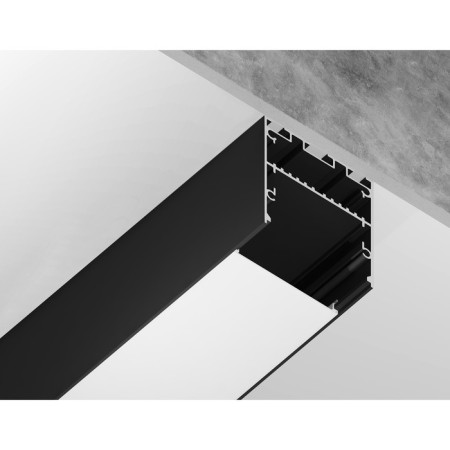 Profile aluminum overhead/suspended ambrella Illumination Profile System, GP30555x42 mm, black, matte Distractor-3
