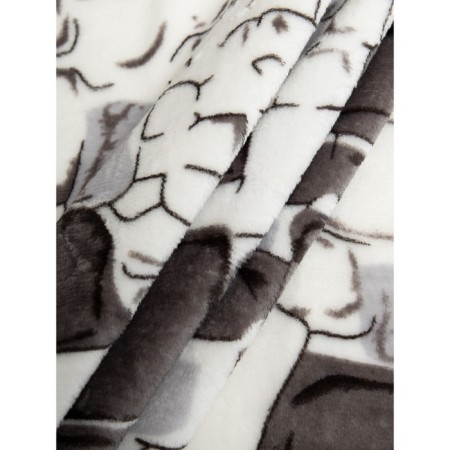 Texrepublic blanket, size 180x200 cm, gray color-7