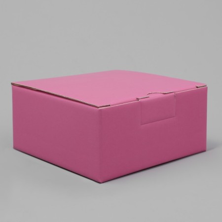 Gift folding box, packaging, “pink”, 15 x 15 x 7 cm-1
