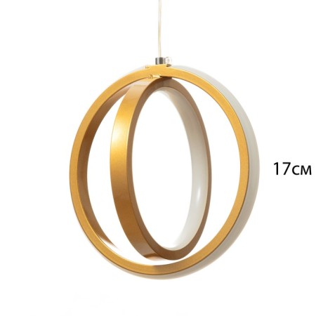 Bra "Ronda" LED 20W 3000k gold 17x77 cm-1