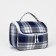 Lightning cosmetic bag, blue/gray color