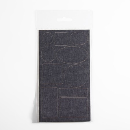 A set of jeans, adhesive, sheet 10 × 18 cm, 10 pcs, dark jeans color-5