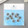 Decor metal for creativity "Pattern fish" (A11934) 2.2x2 cm
