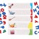 A set of wooden letters and 65 cards with the words "Learning letters. We make words "