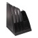 Vertical papers, 4 departments, Erichkrause "Regatta", black