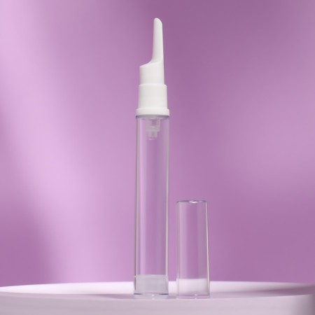 A bottle for storage, with a dispenser, 15 ml, white/transparent color-3
