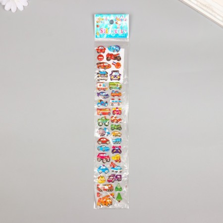 Stick plastic volumetric "sweet moments" with gold stroke mix 33.5x6 cm-3