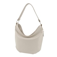 Female bag, artificial leather, beige 40x10x29 cm
