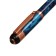 Gift handle, ball "Venzura" in the leatherette case, rotary, Blue marble body with gold