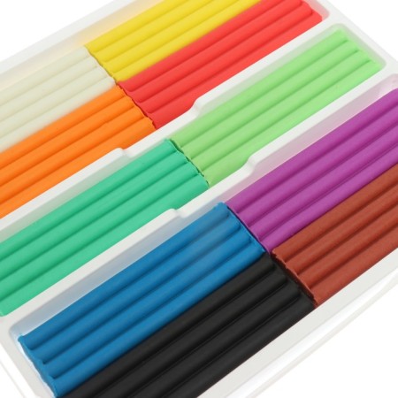 Plasticine floating 10 colors "Baby"-16