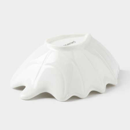 Porcelain magistro “leaf”, 150 ml, 15.5 × 9.5 × 4.5 cm, white color-2