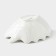 Porcelain magistro “leaf”, 150 ml, 15.5 × 9.5 × 4.5 cm, white color