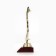 The figure on the graduation "graduate", gold, red stand, 18 x 6 x 6.5 cm.