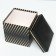 Self -charged box "embossing" black 15x15x15 cm