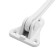 Door locomard lock, "goat leg", white color