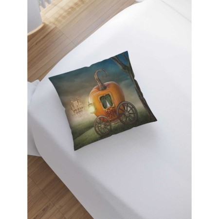 Pillowess decorative “pumpkin carriage”, on a zipper, size 45x45 cm-1