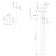 ABBER DAHEIM AF8225B bideter, built -in, with hygienic shower, black