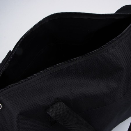 Sports bag with lightning, long belt, black color-2