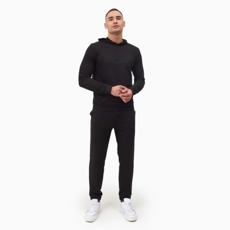 Male costume (hoodies, trousers) minku "confident" color black, size 50