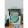 Gift set: Holder for a nipple-dummy and a “Elephant“ Elephant ”, Mum & Baby