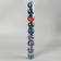 Set of balls plastic D-6 cm, 9 pcs "Melody" Disco branches, blue
