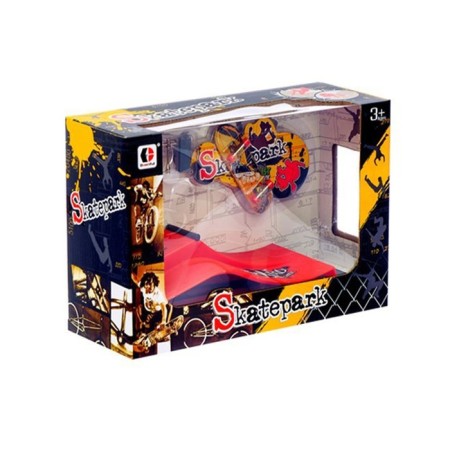 Set of Extrem "Skate Park", a fingerboard with a springboard-8