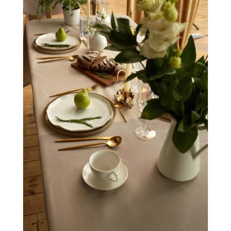 The tablecloth "Ethel" 110x165 cm, col. Coffee, 100% cotton, 163 g/m2-2