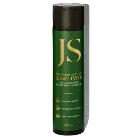 Amino acid shampoo without sulfates to strengthen hair, 270 ml