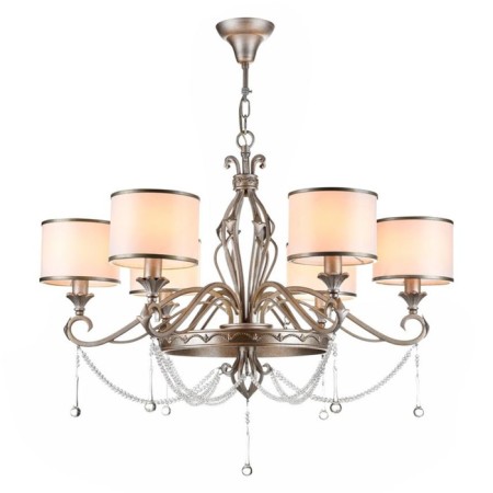 Fiore 6x40W E14 Antique gold chandelier-3