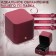Case under the Retro Retro ring, 6.5 × 6.5, burgundy color