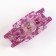 Hair crab, hairpins "stylish", bright pink, 7 x 3 x 3.5 cm