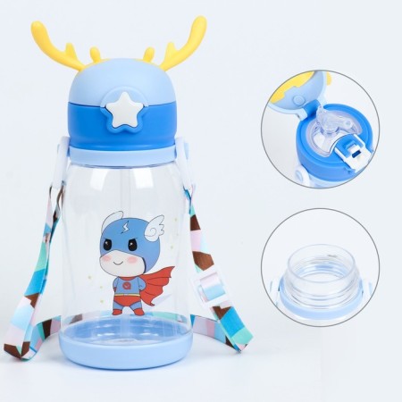 Water bottle, 600 ml, "superhero"-1
