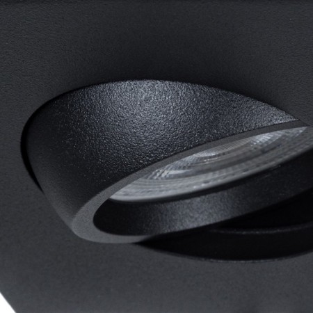 Pointed-built lamp Arte Lamp Giro A28666PL-1BK, GU10, 35 W, 9.5x9.5x3.8 cm, black-2
