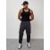Cargo jeans men, size 44, dark gray color