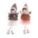 Doll "Mila in a hat", on a suspension, color mix