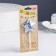 Candle in the cake on the skewer "Air Ball. Star", number 4, 5.5 cm, silver