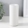 Ceramics candlestick per 1 candle "drops of water" d = 4 cm white 6.5x6.5x14.5 cm
