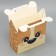 Gift folding box, packaging, "Corgi", 23 x 20 x 10 cm