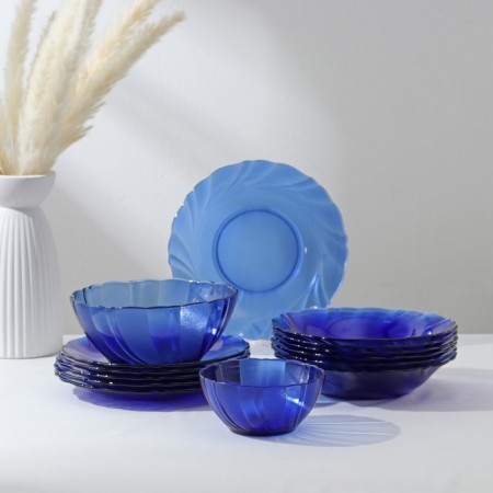 Set of the Sea Brim Saphir table, 14 items
