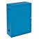 Archive folder with ties, microhofrocard, 100mm, blue, up to 900l.