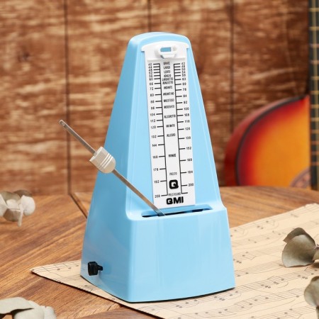 Metronone Mechanical Gleam, Blue, 40-408 beats per minute, 21 x 10 x 12 cm,