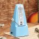 Metronone Mechanical Gleam, Blue, 40-408 beats per minute, 21 x 10 x 12 cm,