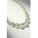Pearl beads "Bride" with rhinestones, ball No. 10,12, milk color, l = 45 cm