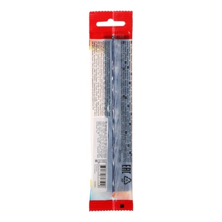 A ruler with a wavy edge plastic Erichkrause Classic, 15cm, blue-2