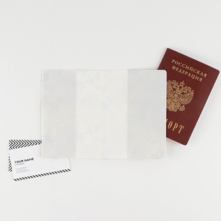 Gift set "23.02": Diary A5 80 sheets, PVC passport cover and Plastic pen.-9